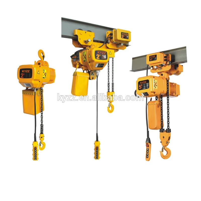 2 ton Electric Chain Hoist with Electric Monorail Trolley