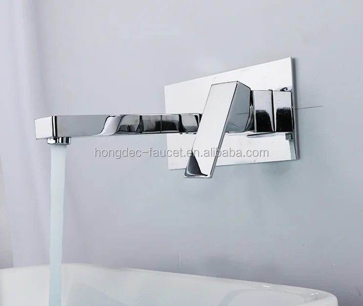 Bathroom Sink Faucet Wall Mount Faucet Brass Basin Faucet