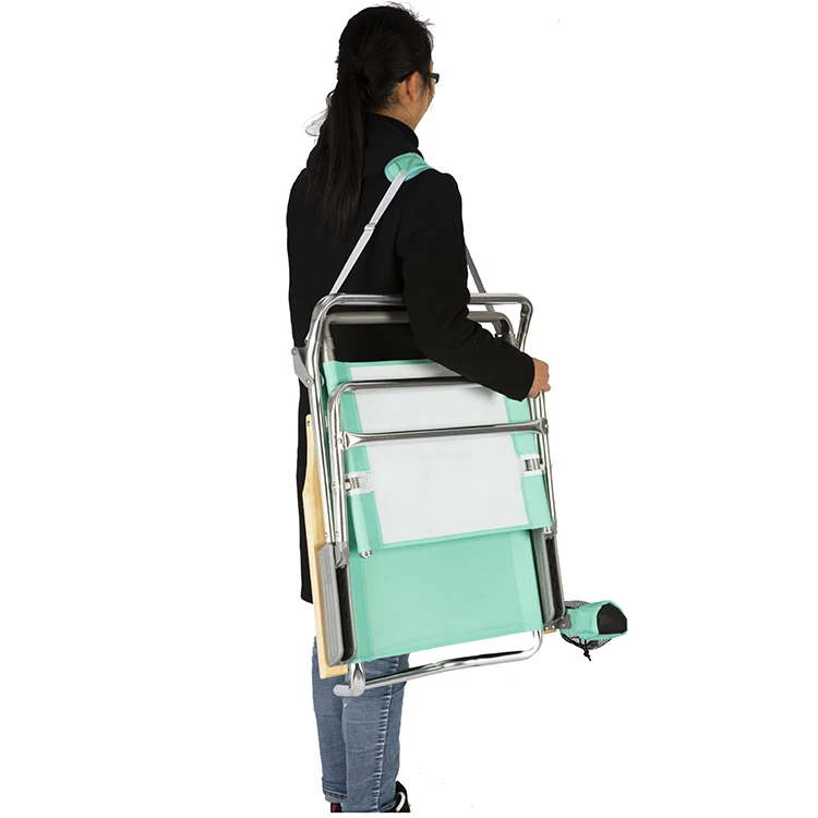 Aluminum Folding Adjutable Beach Portable Wood Camping Chair Backpack Manufactory