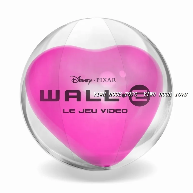 PVC summer fun inflatable 3D animal beach ball with fish inside