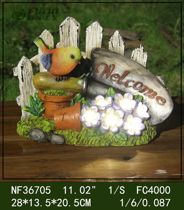 new design outdoor solar led lighting garden decorative flower pot and planters