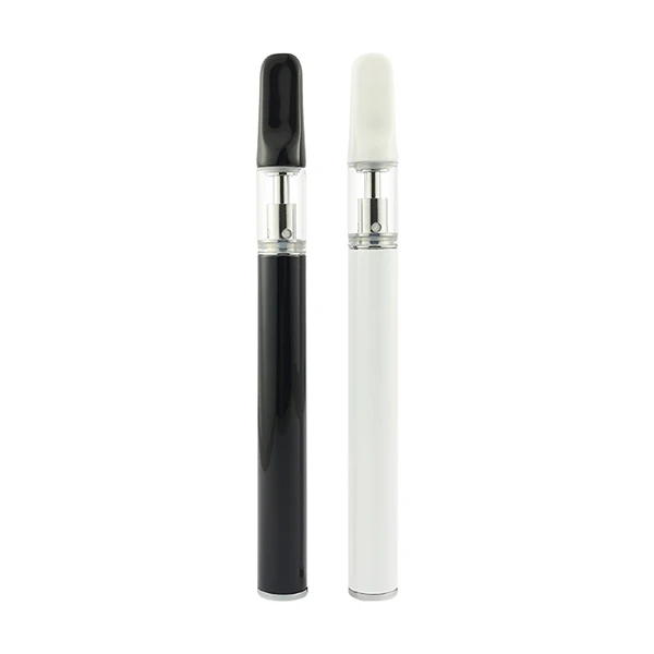 
Oem disposable eicg 0.5ml oil capacity ceramic drip tip wickless cartridge cbd oil silm vape pen new disposable vape 