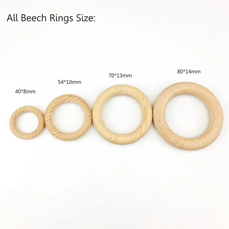 Бусины шестигранные из бука, 20 мм, 30 мм