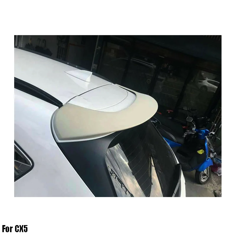 
ABS Primer Painted Back Rear Spoiler Lip Wing For CX5 2018 Rear Spoiler 