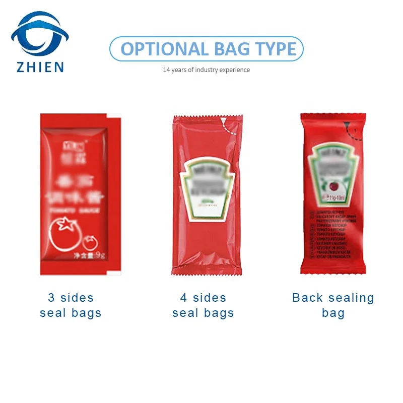 Tomato Ketchup Sauce sachet small  Packaging Machine