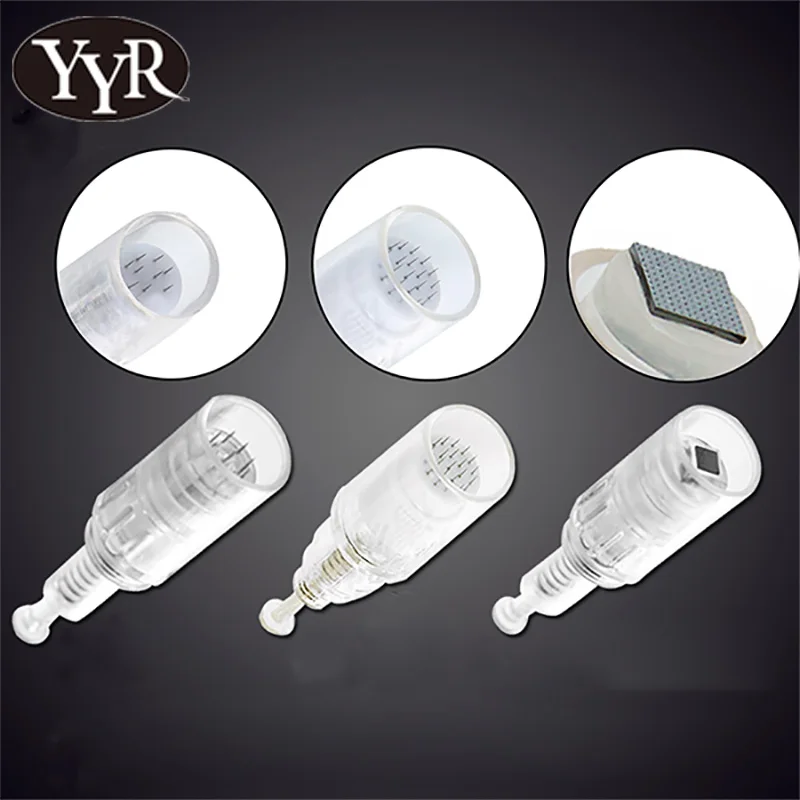 YYR оптовая продажа 1/3/7/9/12/24/36/42/nano/2D/3D/5D иглы для demapen Одноразовые Иглы для дермапена