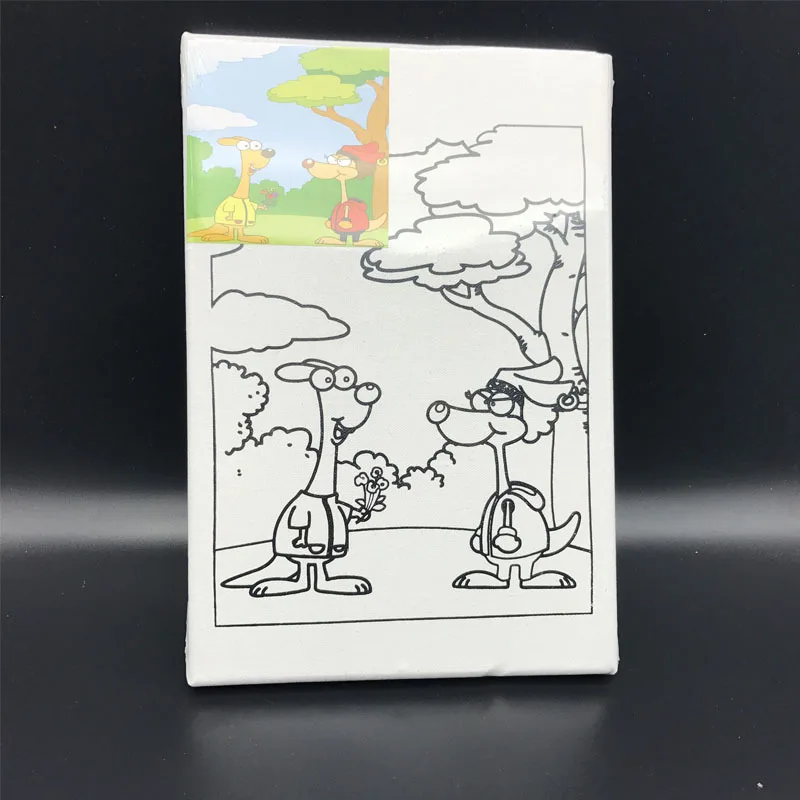 Oil paint painting by numbers diy picture drawing coloring on canvas painting by hand wall paint by number landscape