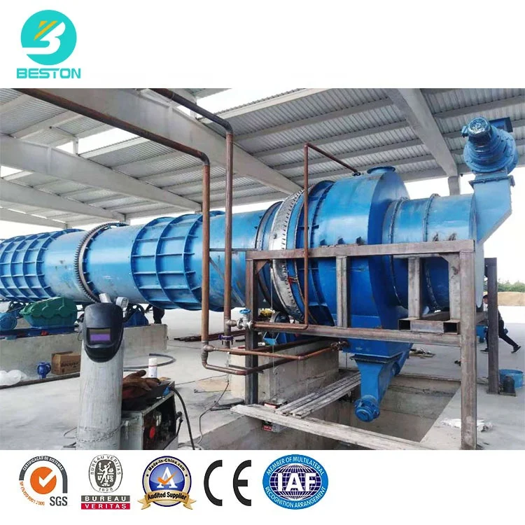 Beston Group 4.5-5t/H biomass carbonization furnace corn straw making charcoal machine
