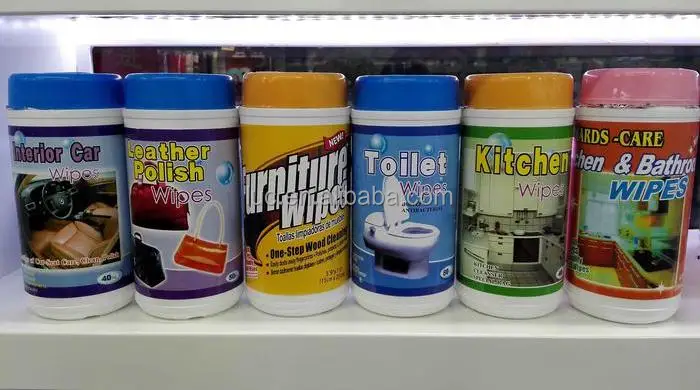 Auto wet wipes disposable car cleaning items magic wipes