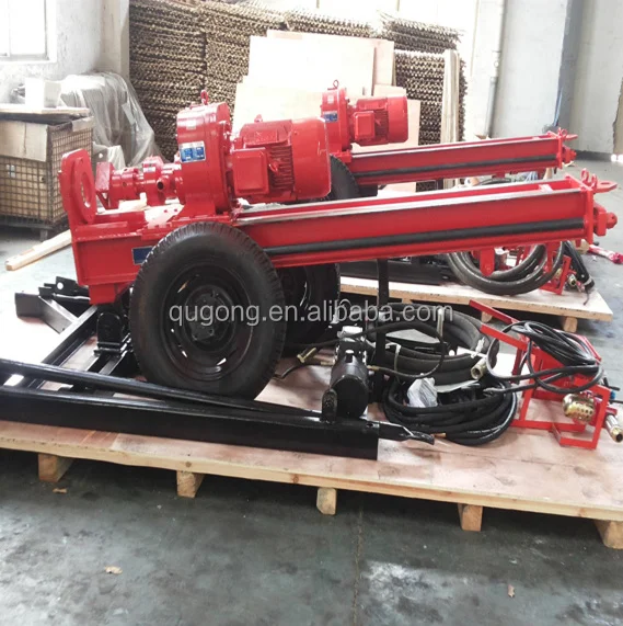 Small Deep Electric & Pneumatic down the hole hammer drill rig/bore pile drilling machine