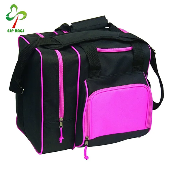 Alibaba online deluxe single bowling ball bag, premium custom bowling bags with shoe compartment