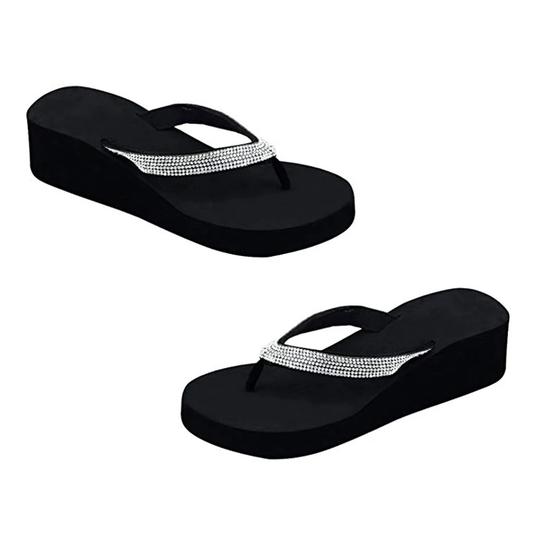 2014 lady sandal wedge fashion flip flop wholesale