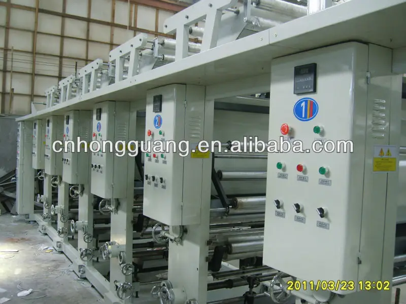 6 Color Paper Bag Rotogravure Printing Machine