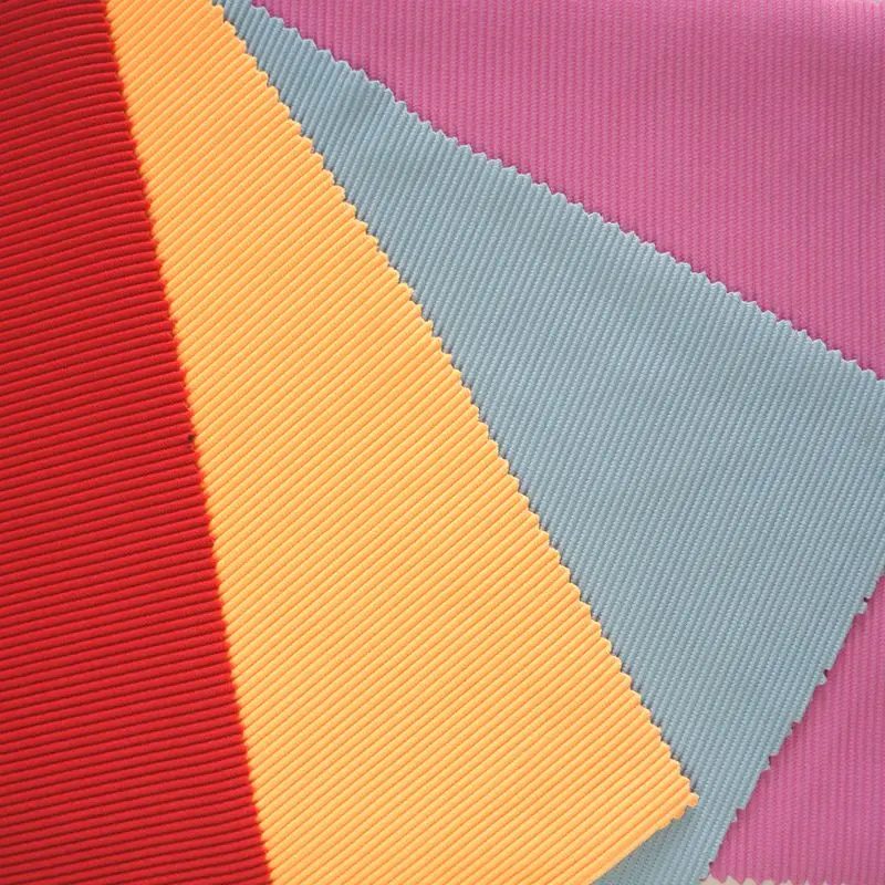 
New product 250gsm elastic nylon spandex rib swimwear knitted fabric 