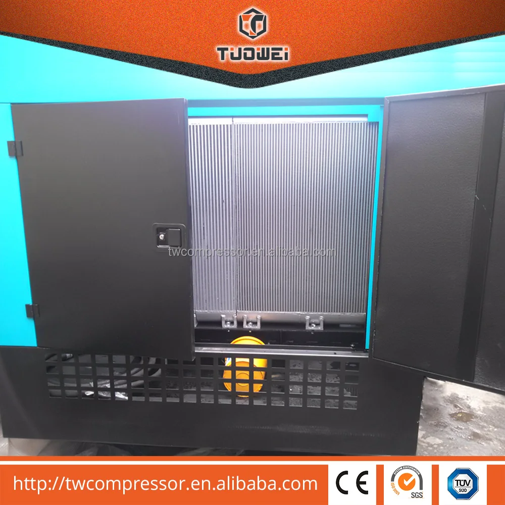 17/14. 5 600cfm 210psi дизельный двигатель винт тип мобильный воздушный компрессор