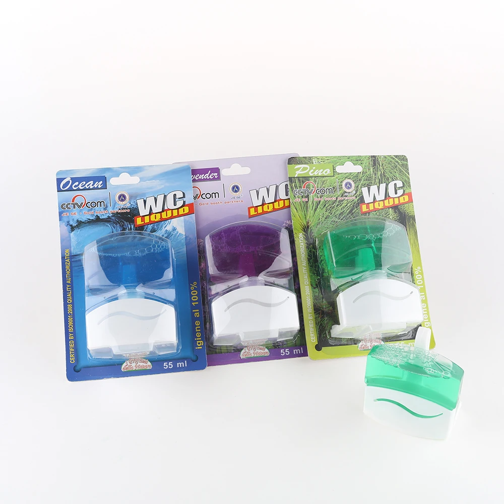 Environmentally friendly powerful acid thickener formulas flushable liquid bottle toilet cleaner