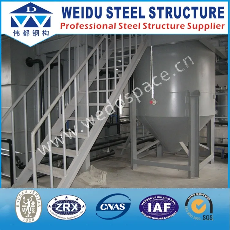 2023 Prefabricated Buildings Steel Stair / Ladder Customized For Industry Equipment CE