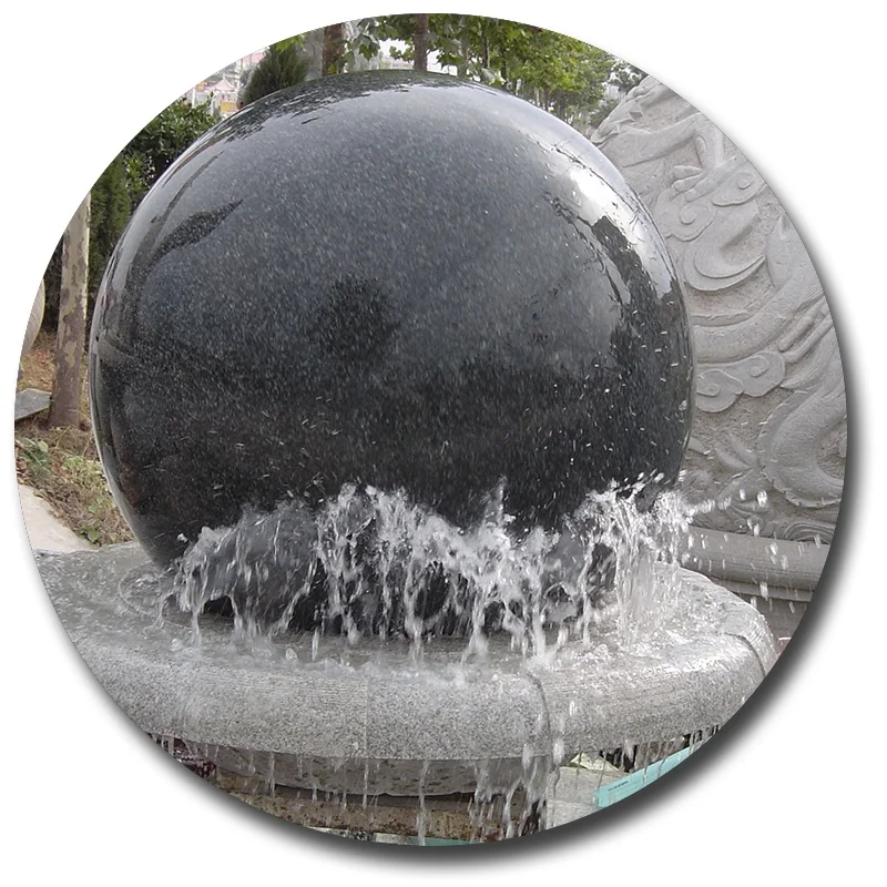 Горячая Распродажа вращающаяся черная гранитная шариковая вращающаяся плавающая Сфера