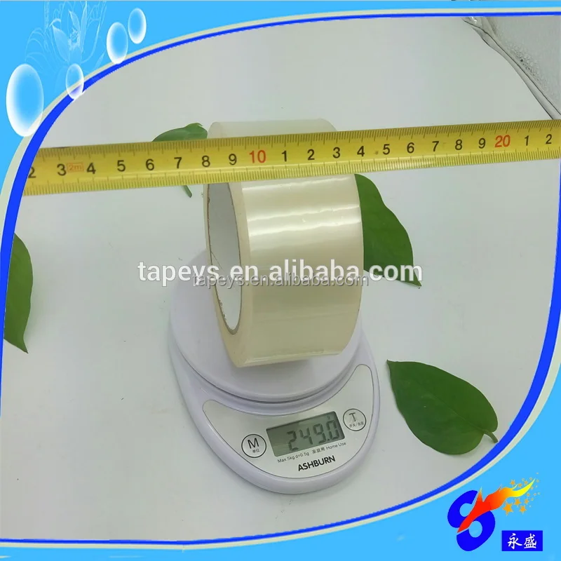 Transparent Yellow Bopp Packing Tape Carton Sealing Film Making Tape Durable