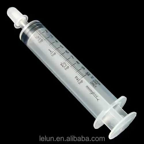 Non-luer tip food grade syringe