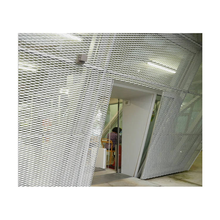 Cladding decoration double sides aluminum expanded mesh