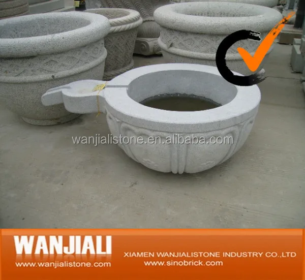 
Carving Granite Nature Stone Flower Pot-Marble Garden Flower Pot 