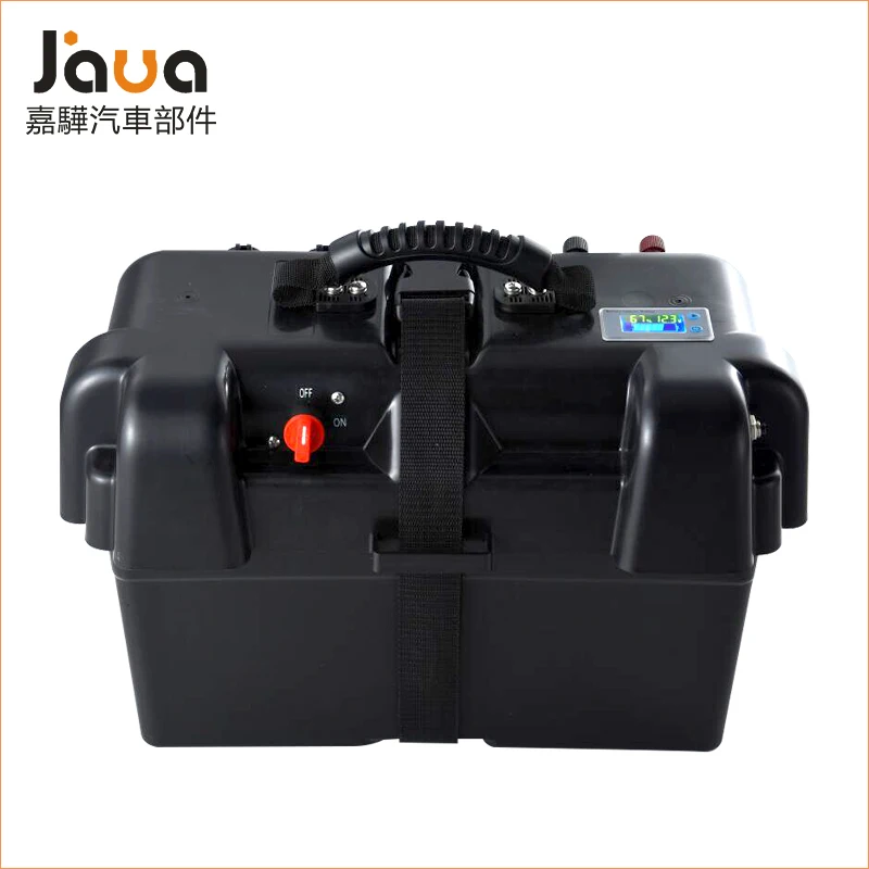 High quality portable plastic 12V Waterproof waterproof battery box