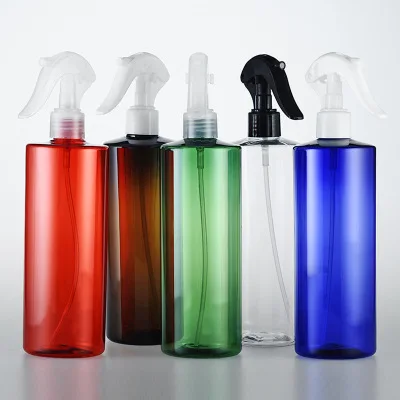 100 ml 150 ml 250 ml 500 ml colorful PET spray bottle with mini trigger sprayer