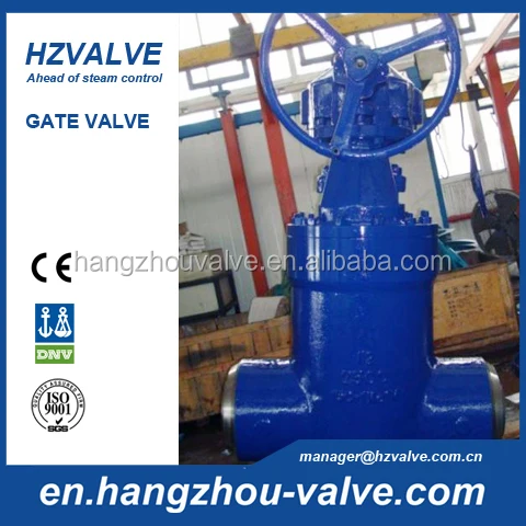 High pressure forged steam gate valve