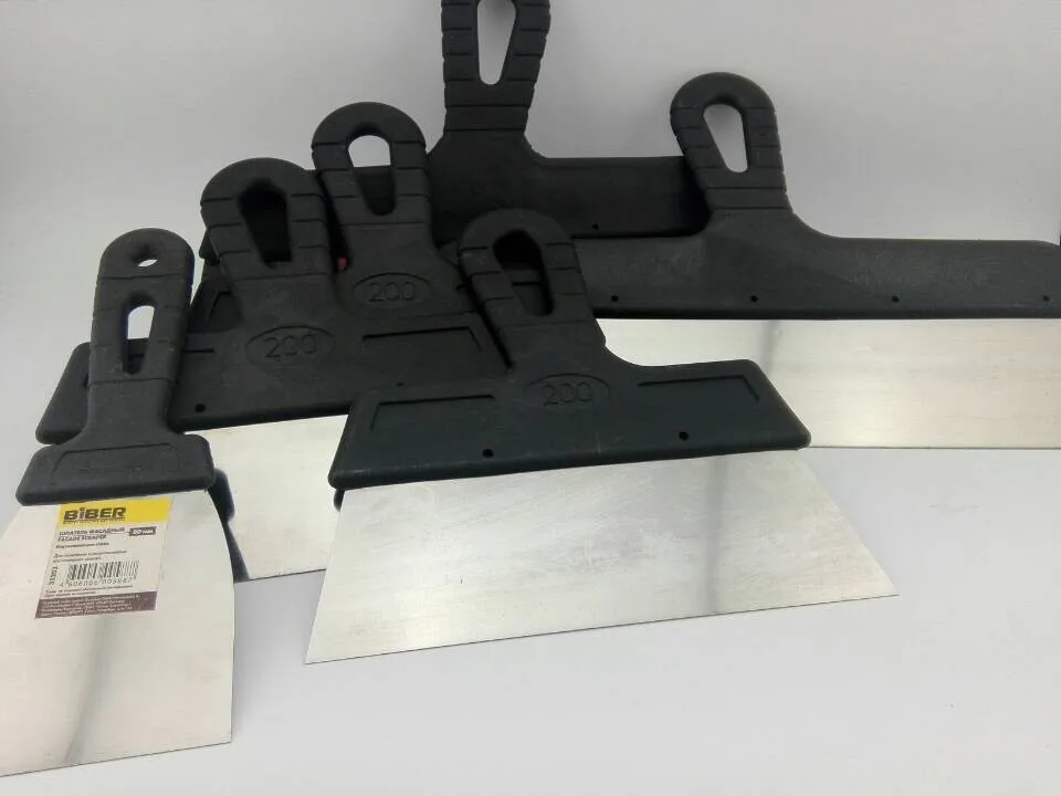 black plastic handle scraper