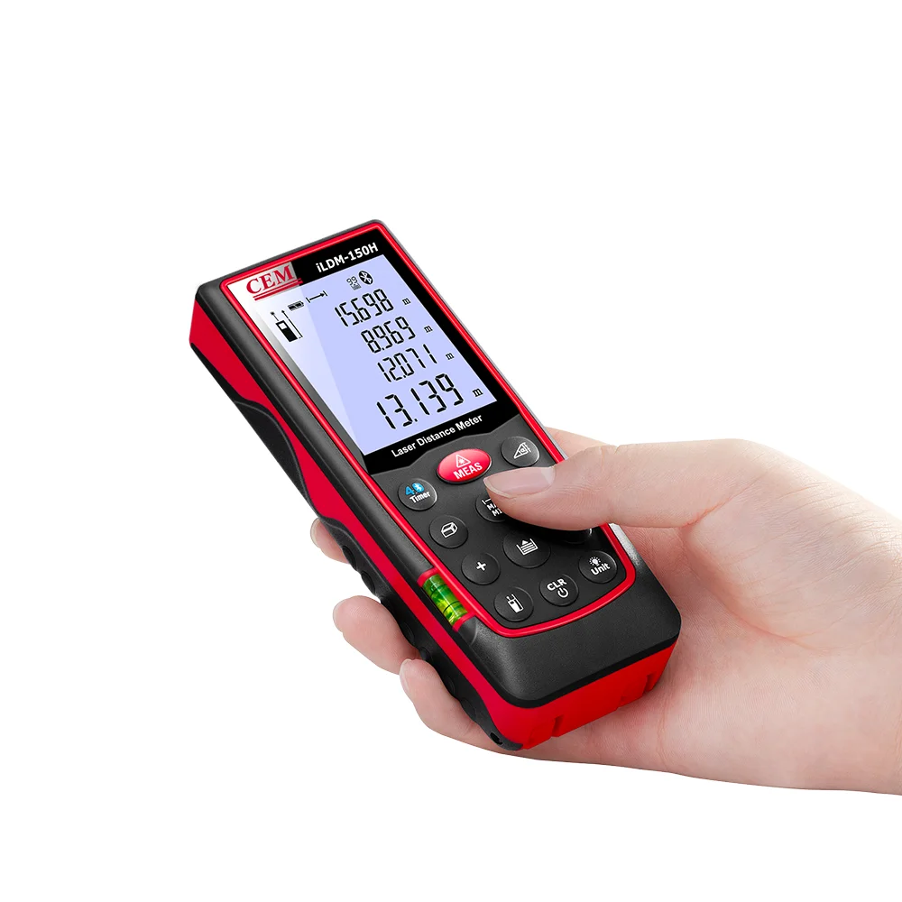 
CEM iLDM-150H Professional laser distance meter 150m bluetooth laser rangefinder 
