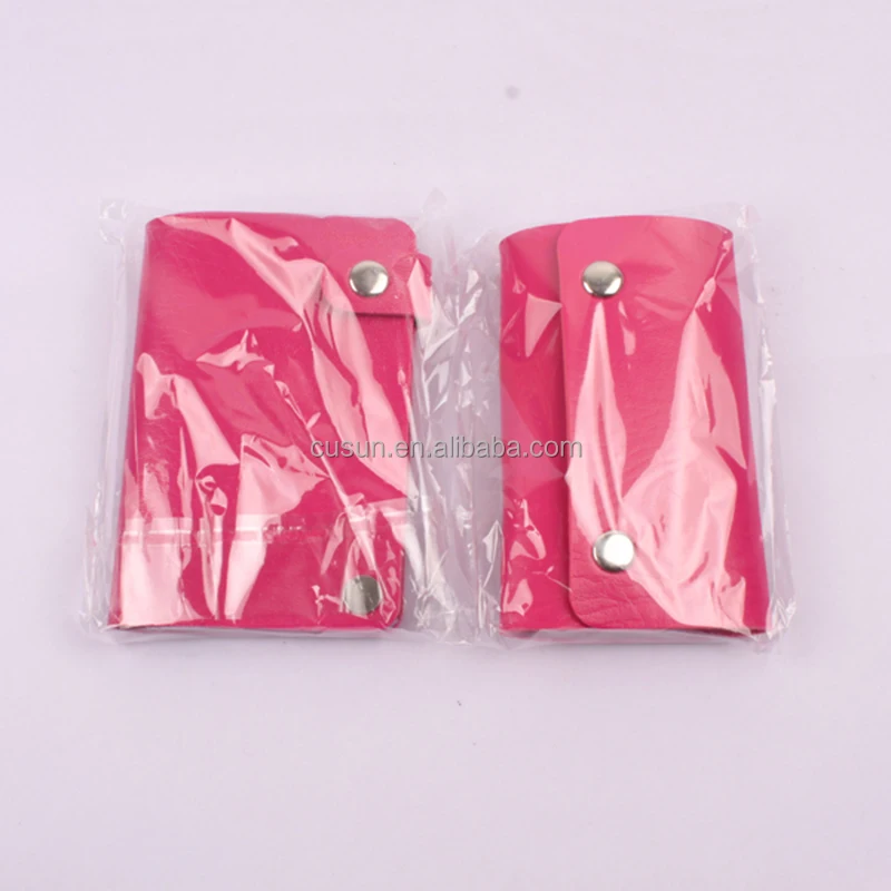 BSCI Fashion PU leather business card case