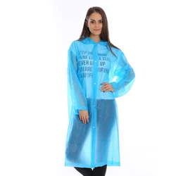 cheap PVC long raincoat waterproof custom full body adult rain coat