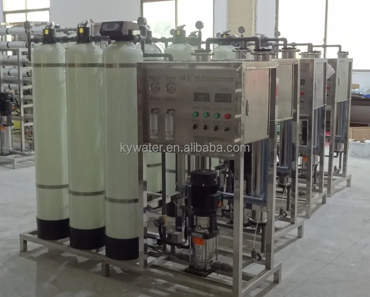 CE ISO Approved 500LPH RO water treatment system with auto water softener