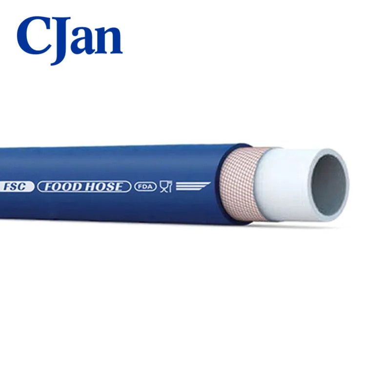 Food Grade Rubber Hose Hot Water Flexible Tube for Steam Cleaning at Temperatures up to 165