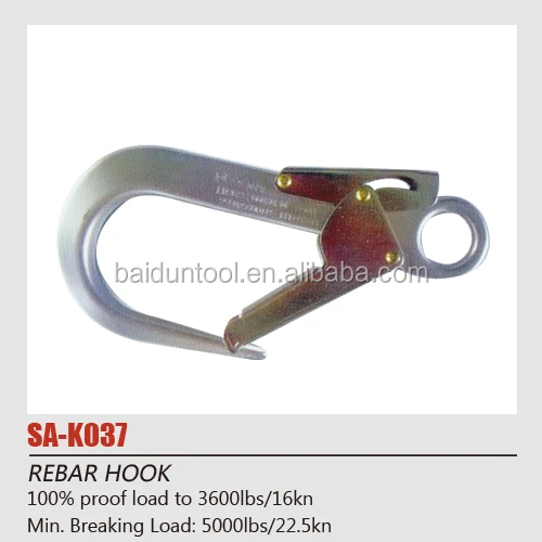 
kinds of safety hook for safety harness/belt/lanyard/rope 