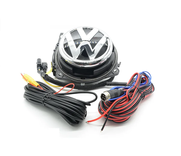 car logo waterproof night vision in CCTV camera  reversing car camera  front and rear rear view ForCC