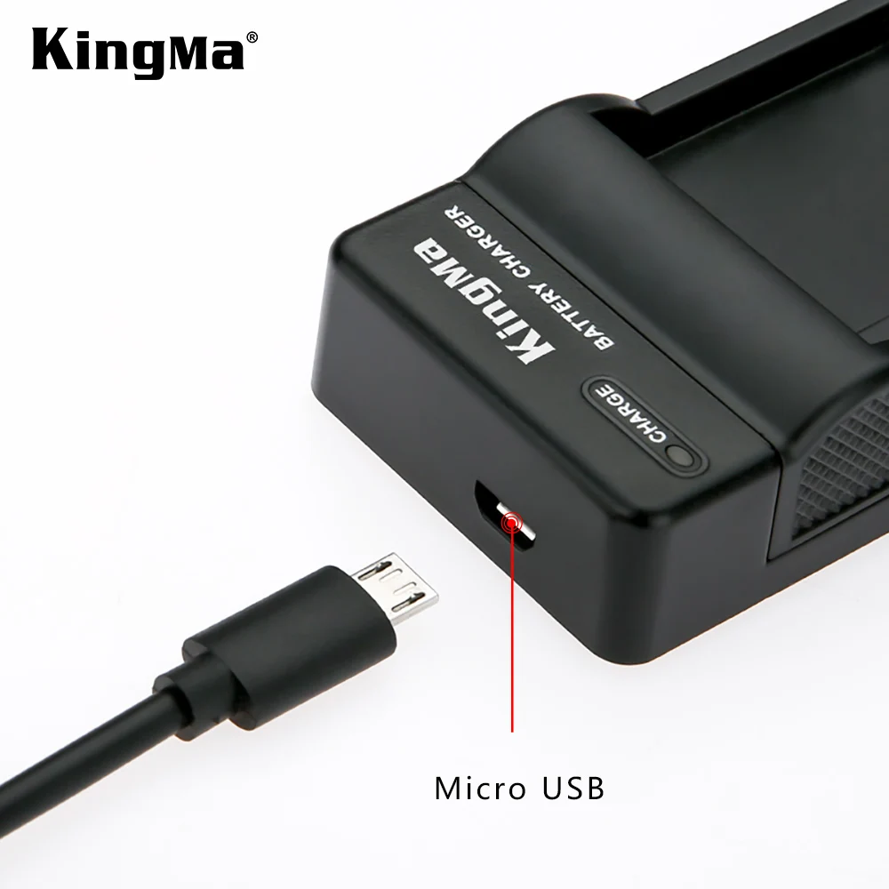 Kingma New Arrival Battery Kit (one pack) NB-6LH Battery With Portable Micro USB Charger For Canon SX610 SX710 SX240