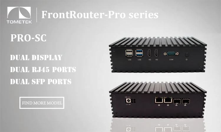 2019 promotion x2 RJ45 Ports ethernet firewall pfsense firewall hardware