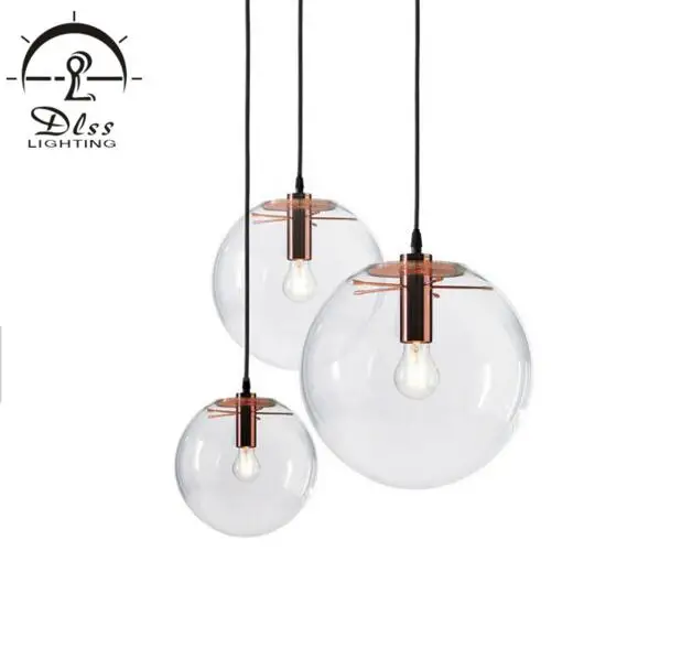 Simple Design Home Indoor Living Room Acrylic Led Modern Decor Pendant Lamp Ball Chandeliers