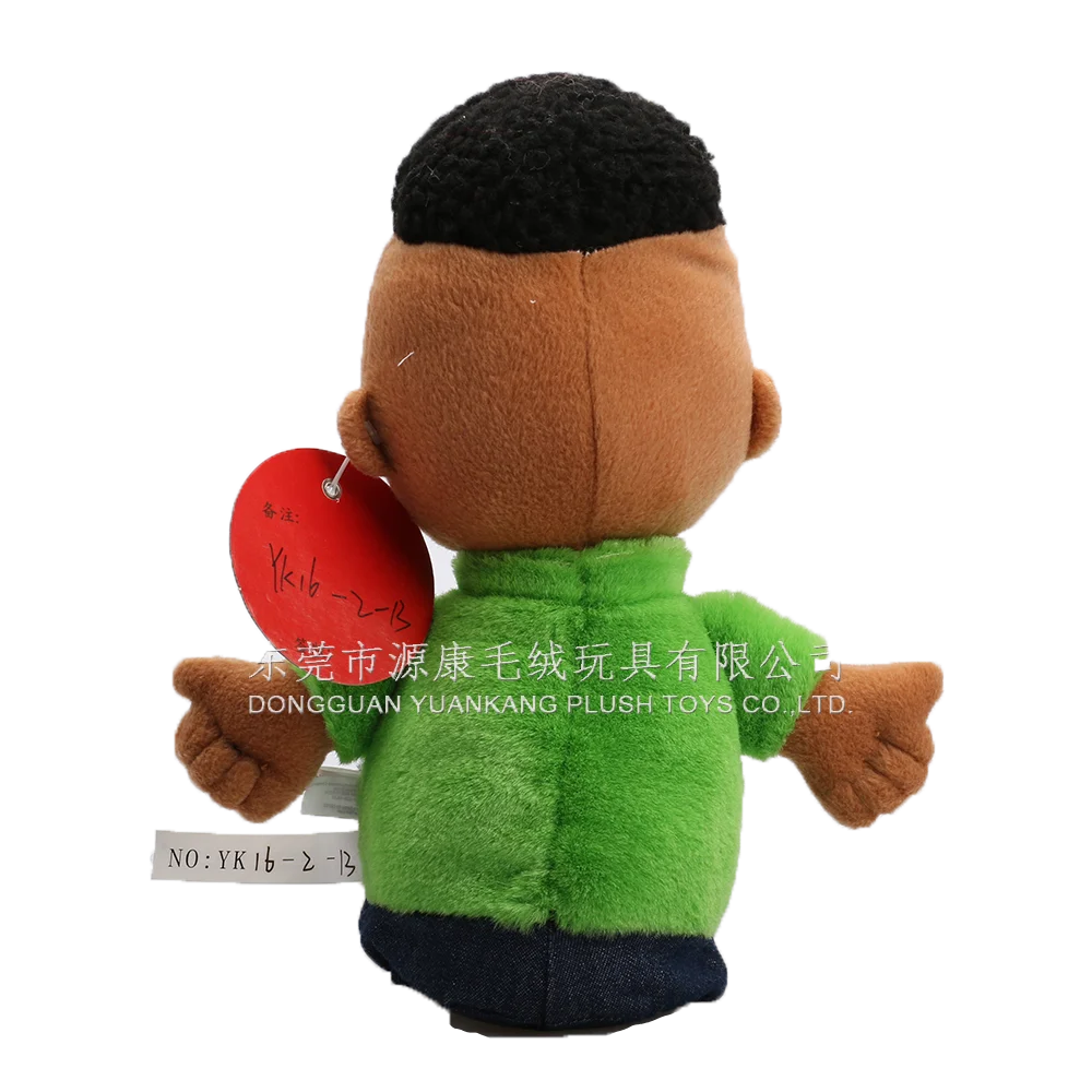 Factory Supply Attractive Price New Type stuffed animal plush toy Plush African Black Boy Soft Doll Stuffed Toys