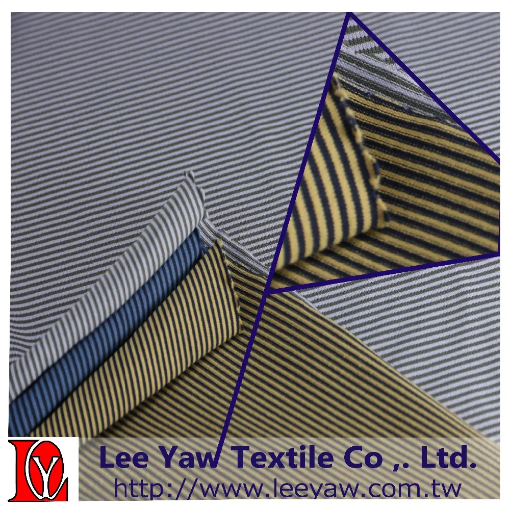 92% nylon 66 full Dull Tactel 8% spandex yarn dyed stripe jersey fabric with UV-cut softer for garment