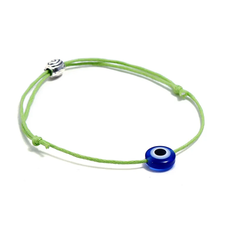 Turkish Religious Blue Evil Eyes Crystal Adjustable Bracelet