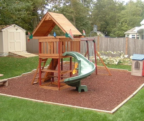 China High Quality Rubber Mat Playground Rubber Mulch