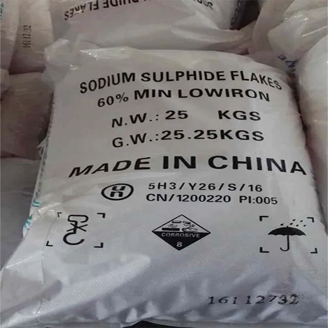 
Sodium Sulphide Best Price Yellow Flakes 60% Fe 30ppm 