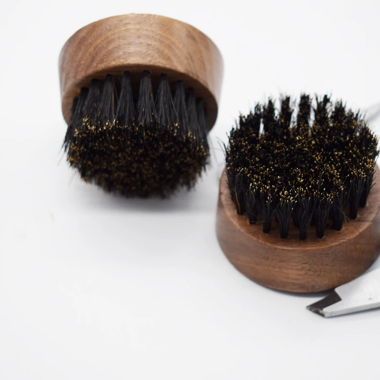 Private Label high quality beard comb bristles brush for men