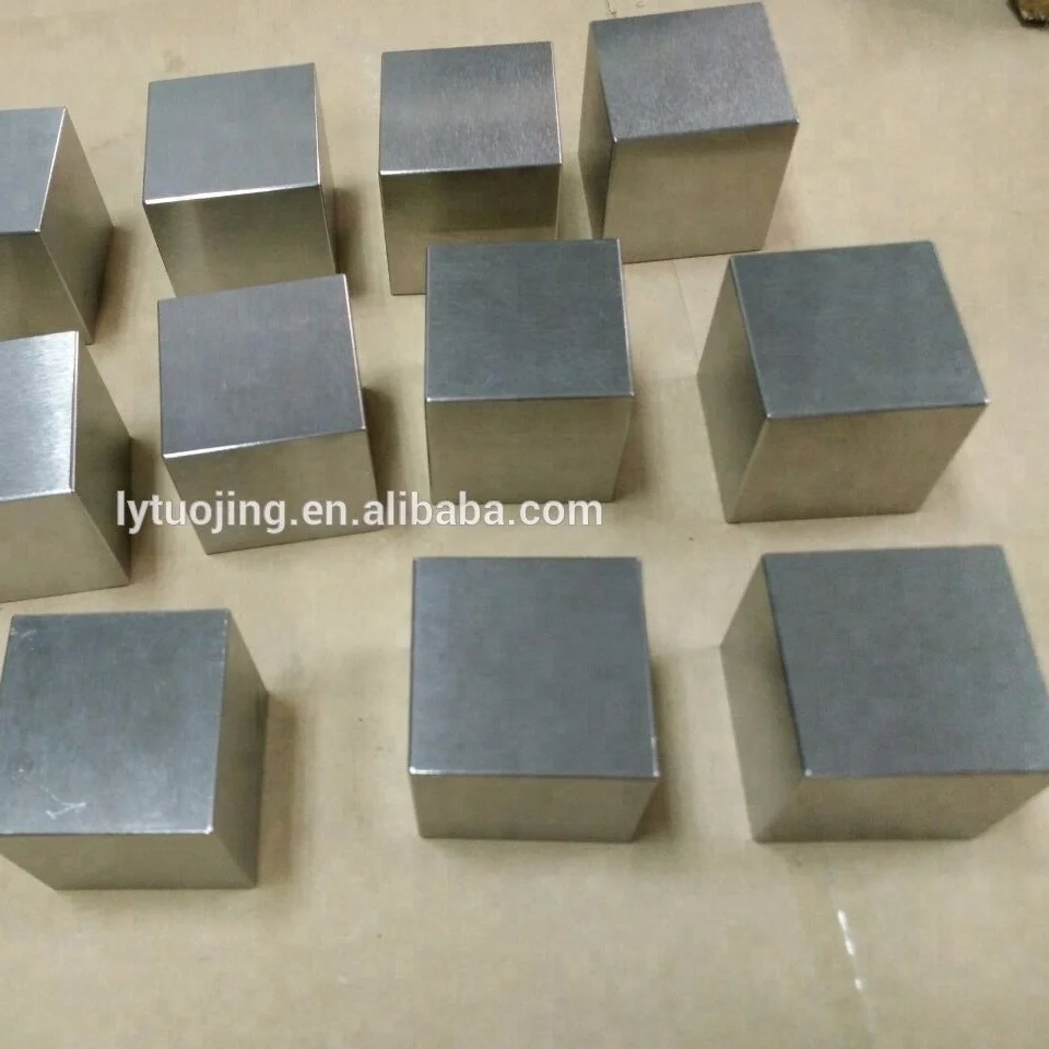 W1 polished 1 kg tungsten cube and small cubes