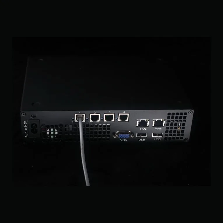 4 Port asterisk voip pbx with 4 FXO Support Voice mail,IVR,Conference,Call groups for factory ip pbx