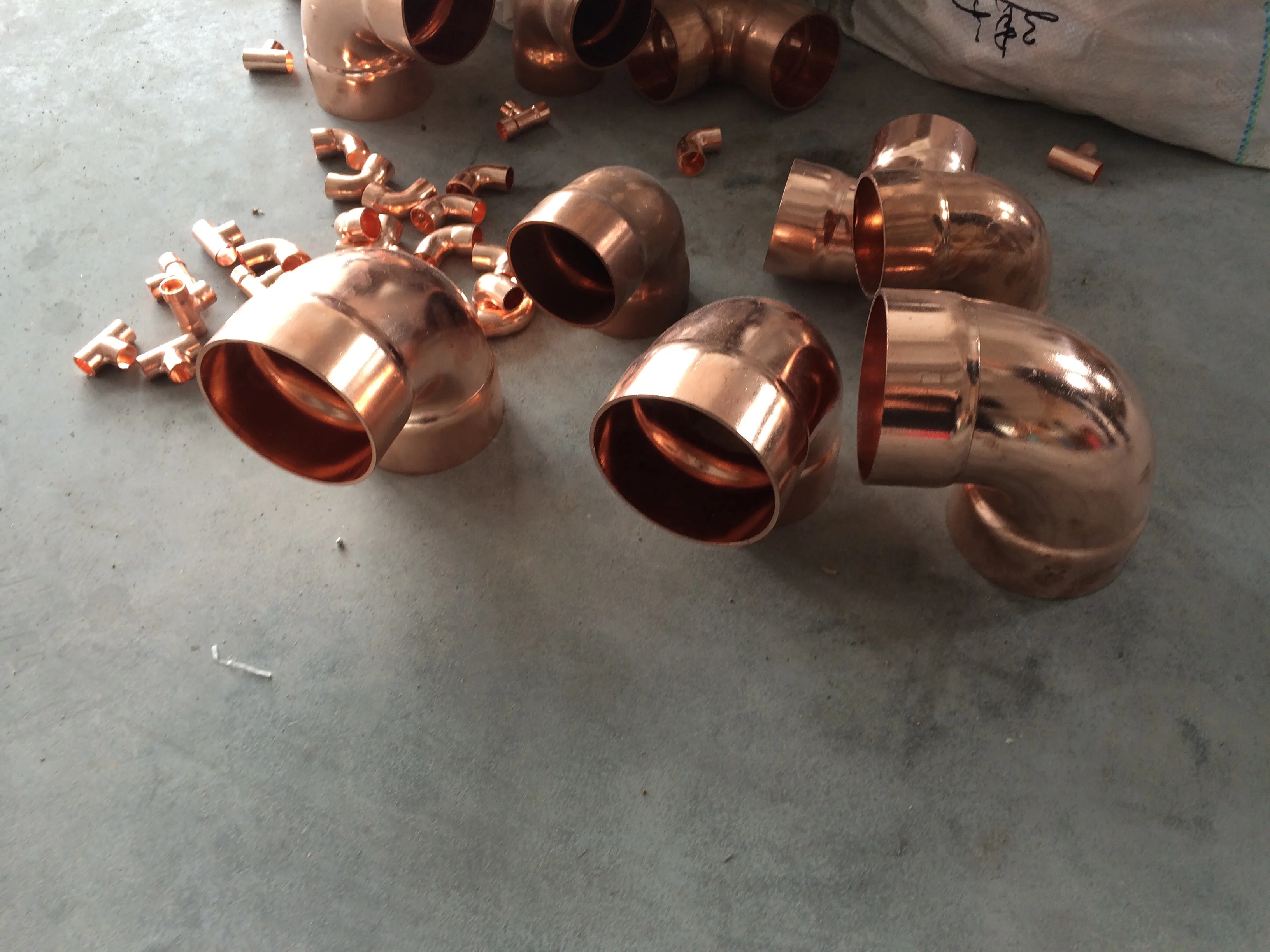 copper elbow  flaring  machine