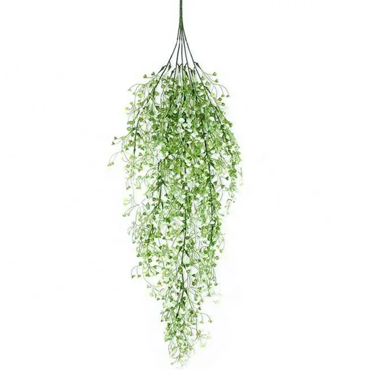 Artificial Leaf Plastic Green Plant For Indoor Decoration